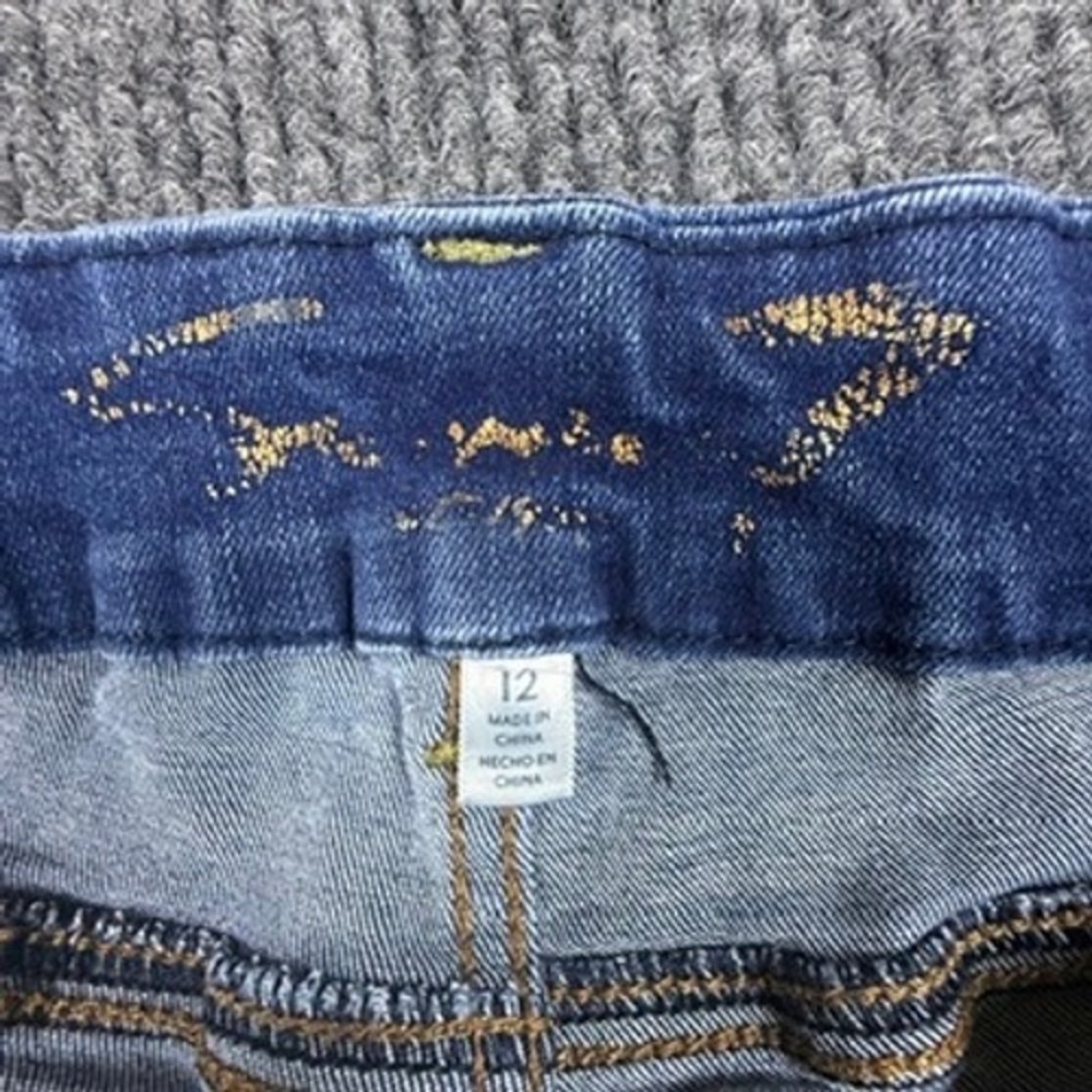 Seven7 Women's High-Rise Tummyless Slim Bootcut Jeans Denim Size 12 London Wash - Picture 3 of 14